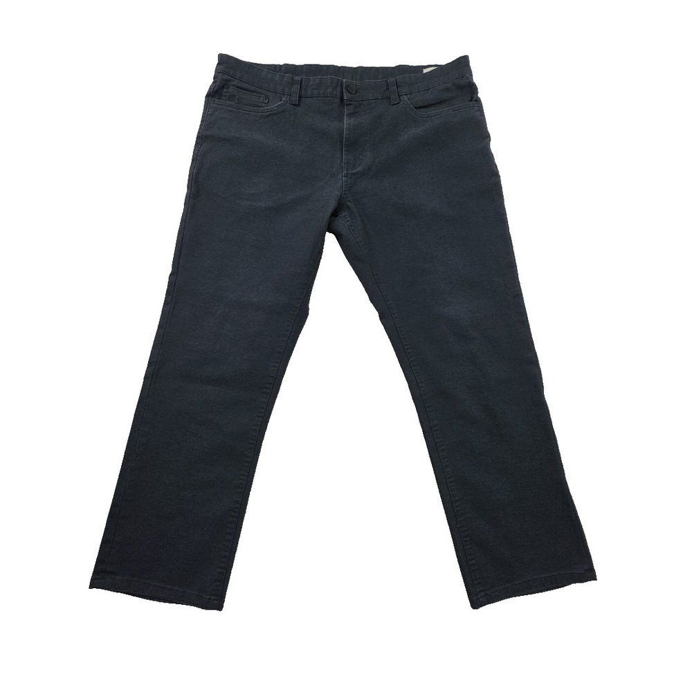 English Laundry Twill Pants Mens 38x29 Navy Blue Straight Leg Classic‎ Stretch